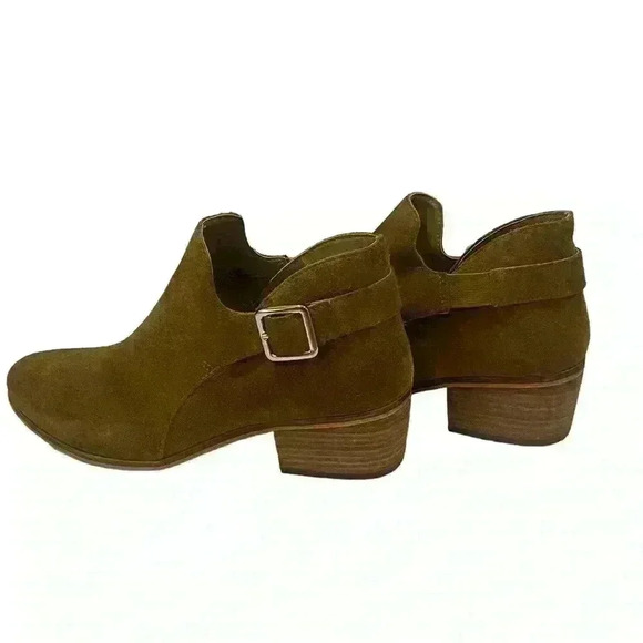 Susina Any Women’s Brown Suede Ankle Booties Side Buckle Size 8M - Picture 10 of 14